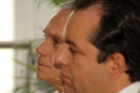 Martes 1 de agosto del 2017. Tuxtla Gutiérrez. Aguilar Bodegas y Albores Gleason coinciden en la entrega de la Presea Jorge de la Vega Domínguez del IAP que es entregada a José Ramón Narro Robles esta tarde.