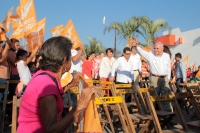 Martes 3 de abril del 2018. Ocosocuautla de Espinosa. José Antonio Aguilar Bodegas acompaña al inicio de campaña de Marí­a Elena Orantes y candidatos del Movimiento Ciudadano en un evento en esta ciudad.
