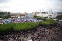 Domingo 24 de junio del 2012. Tuxtla Gutiérrez, Chiapas, Josefina Vázquez Mota, Candidata a la presidencia de la República acompaña  Emmanuel Nivón González quien busca la gubernatura de Chiapas por el PAN.