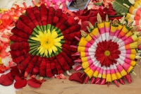 Martes 15 de agosto del 2017. Tuxtla Gutiérrez. Los Joyonaques, ramillete o amarre de flores son elaborados por la comunidad Zoque de la depresión central de Chiapas, estas ofrendas acompañan las procesiones y altares en los festejos del antiguo Barrio de Martes 15 de agosto del 2017. Tuxtla Gutiérrez. Los Joyonaques, ramillete o amarre de flores son elaborados por la comunidad Zoque de la depresión central de Chiapas, estas ofrendas acompañan las procesiones y altares en los festejos del antiguo Barrio de