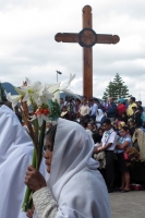 Sábado 25 de enero del 2014. San Cristóbal de las Casas.Foto/Miradasur. Aspecto del Pueblo Creyente durante el aniversario del fallecimiento de Don Samuel Ruiz García