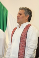 Noviembre del 2012. Tuxtla Gutiérrez, Chiapas. Juan Sabines Guerrero en el congreso del estado presenta el sexto informe de la administración chiapaneca.