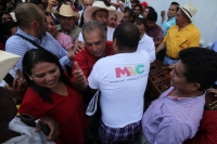 Lunes 28 de agosto del 2017. Tuxtla Gutiérrez. Julian Nazar momentos después de inscripción de su planilla para la elección de titulares de la Presidencia y de la Secretarí­a General del Comité Directivo Estatal en Chiapas para el perí­odo estatutari