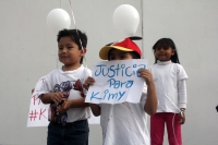 Viernes 20 de marzo del 2015. Tuxtla Gutiérrez. En la víspera se realizo la marcha silenciosa por la memoria de la niña fallecida en una guardería de Tuxtla. (Marcha por Kimy)