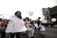 Viernes 20 de marzo del 2015. Tuxtla Gutiérrez. En la víspera se realizo la marcha silenciosa por la memoria de la niña fallecida en una guardería de Tuxtla. (Marcha por Kimy)