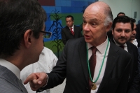 Viernes 2 de diciembre del 2016. Tuxtla Gutiérrez. Enrique Krauze, historiador mexicano recibe esta tarde la medalla Rosario Castellanos que el Congreso de Chiapas otorga a quienes se distinguen en las artes y ciencias en México.