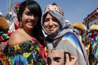 Martes 20 de enero del 2014. Chiapa de Corzo. La Mujer Chiapaneca. Las bellas mujeres de la comunidad ribereña son el motor y alegría de la Fiesta Gran de Enero, acompañando la danza de los Parachicos o retomando su femenina posición en las danzas de las 