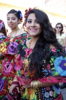 Martes 20 de enero del 2014. Chiapa de Corzo. La Mujer Chiapaneca. Las bellas mujeres de la comunidad ribereña son el motor y alegría de la Fiesta Gran de Enero, acompañando la danza de los Parachicos o retomando su femenina posición en las danzas de las 