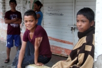 Lunes 2 de junio del 2014. Pescadería La gloría, Arriaga. Pobladores de las comunidades de la costa de Chiapas se preparan para recibir las lluvias de la depresión tropical número 2 en las próximas horas.