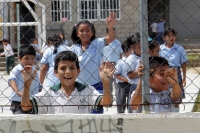 Viernes 25 de agosto del 2017. Tuxtla Gutiérrez. La escuela primaria Josefa Ortiz de Domí­nguez intenta construir sus instalaciones en las áreas verdes del fraccionamiento La Misión creando nuevamente el disgusto de los vecinos de este asentamiento del