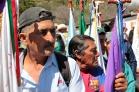 Sábado 10 de febrero del 2018. Comitan de Domí­nguez. Romerí­a de San Caralampio. Durante la Salidas de Flores y Velas durante las fiestas patronales de la Ciudad de las Flores, las manifestaciones sincréticas conviven de la mano encontrándose las comp