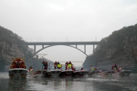 Martes 12 de diciembre del 2017. Chiapa de Corzo. Los lancheros del Malecón de Chiapa de Corzo, realizan su tradicional peregrinación de la Virgen de Guadalupe dentro del Cañón del Sumidero cumpliendo la promesa hecha