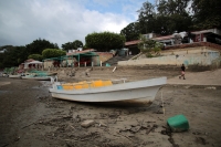 20231122. Chiapa de Corzo. Niveles bajos del rio Grijalva en el Malecón Turístico.