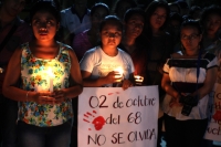 Viernes 2 de octubre del 2015. Tuxtla Gutiérrez. Estudiantes de la facultad de comunicación de la UNACH realizan las estaciones de los agravios recordando a quienes han muerto injustamente en el país.