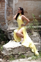 Domingo 26 de agosto del 2012. San Cristóbal de las Casas, Chiapas. Laura Pineda. La modelo chiapaneca porta la corona de Miss Earth Chiapas 2012 y se prepara para participar en el concurso donde se elegira la representante nacional en la ciudad de Merida