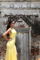 Domingo 26 de agosto del 2012. San Cristóbal de las Casas, Chiapas. Laura Pineda. La modelo chiapaneca porta la corona de Miss Earth Chiapas 2012 y se prepara para participar en el concurso donde se elegira la representante nacional en la ciudad de Merida