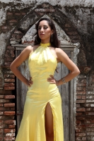 Domingo 26 de agosto del 2012. San Cristóbal de las Casas, Chiapas. Laura Pineda. La modelo chiapaneca porta la corona de Miss Earth Chiapas 2012 y se prepara para participar en el concurso donde se elegira la representante nacional en la ciudad de Merida