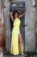 Domingo 26 de agosto del 2012. San Cristóbal de las Casas, Chiapas. Laura Pineda. La modelo chiapaneca porta la corona de Miss Earth Chiapas 2012 y se prepara para participar en el concurso donde se elegira la representante nacional en la ciudad de Merida