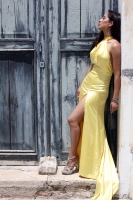 Domingo 26 de agosto del 2012. San Cristóbal de las Casas, Chiapas. Laura Pineda. La modelo chiapaneca porta la corona de Miss Earth Chiapas 2012 y se prepara para participar en el concurso donde se elegira la representante nacional en la ciudad de Merida