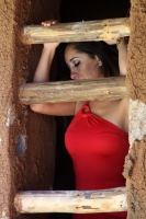 Domingo 26 de agosto del 2012. San Cristóbal de las Casas, Chiapas. Laura Pineda. La modelo chiapaneca porta la corona de Miss Earth Chiapas 2012 y se prepara para participar en el concurso donde se elegira la representante nacional en la ciudad de Merida