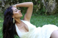Domingo 26 de agosto del 2012. San Cristóbal de las Casas, Chiapas. Laura Pineda. La modelo chiapaneca porta la corona de Miss Earth Chiapas 2012 y se prepara para participar en el concurso donde se elegira la representante nacional en la ciudad de Merida