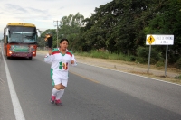 Jueves 12 de diciembre del 2013. Tuxtla Gutiérrez. Los grupos de peregrinos guadalupanos llegan este día a los diferentes puntos de encuentro religioso en las diferentes comunidades del estado de Chiapas.