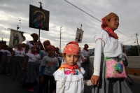 Jueves 12 de diciembre del 2013. Tuxtla Gutiérrez. Los grupos de peregrinos guadalupanos llegan este día a los diferentes puntos de encuentro religioso en las diferentes comunidades del estado de Chiapas.