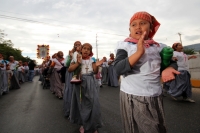 Jueves 12 de diciembre del 2013. Tuxtla Gutiérrez. Los grupos de peregrinos guadalupanos llegan este día a los diferentes puntos de encuentro religioso en las diferentes comunidades del estado de Chiapas.