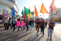 Sábado 17 de mayo del 2014. Tuxtla Gutiérrez. La comunidad LGBTIII realiza esta tarde una marcha para conmemorar el día de la lucha en contra la homofobia, transfobia, lesbofobia y bifobia recordando los 21 años del decreto de eliminación de la homosexual
