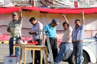 Viernes 22 de Noviembre del 2013. Tuxtla Gutiérrez. Esta mañana continua el levantón del plantón del movimiento magisterial mientras que el ayuntamiento de Tuxtla realiza el operativo de limpieza del primer cuadro de la ciudad.