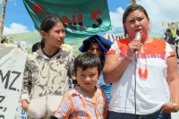Domingo 30 de septiembre del 2012. San Cristóbal de las Casas, Chiapas. Indígenas militantes del Frente Nacional de Lucha por el Socialismo fueron liberados este fin de semana después de permanecer detenidos en el Penal de San Cristóbal de las Casas.