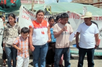 Domingo 30 de septiembre del 2012. San Cristóbal de las Casas, Chiapas. Indígenas militantes del Frente Nacional de Lucha por el Socialismo fueron liberados este fin de semana después de permanecer detenidos en el Penal de San Cristóbal de las Casas.