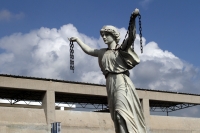 Martes 24 de septiembre del 2019. Tuxtla Gutiérrez. La réplica de la estatua de la libertad en las instalaciones del Museo de la Ciudad Martes 24 de septiembre del 2019. Tuxtla Gutiérrez. La réplica de la estatua de la libertad en las instalaciones del Museo de la Ciudad