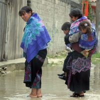 Lluvia en San Cristóbal y Tuxtla.  Las ciudades de San Cristóbal de las Casas han presentado algunos encharcamientos menores durante las lluvias de los días pasados debido al estado en que se encuentran las vialidades de estas ciudades.   La ciudad de San