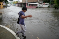 Las primeras lluvias en la ciudad de Tuxtla Gutiérrez dejan varios árboles caídos algunas calles con encharcamientos en el oriente de la capital de Chiapas sin que se reporten daños de consideración.