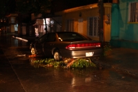 Domingo 12 de agosto del 2012. Tuxtla Gutiérrez, Chiapas. Aspecto de la lluvia de esta noche en el oriente de la ciudad.