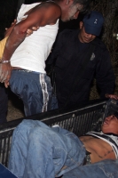 Elementos de la Policía Sectorial y de diferentes corporaciones detienen a 4 sujetos en un domicilio de la colonia Lomas del Oriente después de recibir una llamada de auxilio donde se reportaron disparos en el Bar conocido como El Mangal en las cercanías 