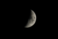 Luna de miércoles 13 de octubre