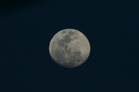 La luna en esta tarde...