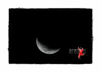 La luna del 8 de febrero.