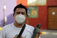 Sábado 12 de diciembre del 2020. Tuxtla Gutiérrez. Peregrinos en la iglesia de Guadalupe esta mañana