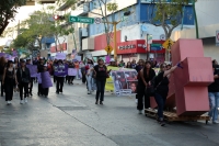 20240303. Tuxtla Gutiérrez. Aspecto de las manifestaciones del 8M en la capital de Chiapas