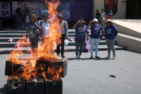 20240303. Tuxtla Gutiérrez. Protesta de familiares de mujeres muertas en Chiapas