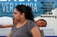 Martes 8 de marzo del 2016. Tuxtla Gutiérrez. Manifestación de los colectivos feministas durante el día internacional de la mujer.