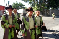 Martes 2 de febrero. La Banda Machos durante su paso por el ciudad en conocido restaurante del norte de Tuxtla Gutiérrez.