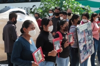 Jueves 6 de agosto del 2020. Txutla Gutiérrez, La manifestación de la Escuela Normal Rural Mactumatza este medio día en la capital del estado de Chiapas