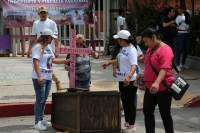 20230725. Tuxtla. Jornada Permanente de BÃºsqueda de las Desaparecidas en Chiapas. Protesta para exigir justicia por la muerte de Jade, niÃ±a encontrada en el Indeporte-Chiapas.