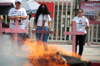 20230725. Tuxtla. Jornada Permanente de BÃºsqueda de las Desaparecidas en Chiapas. Protesta para exigir justicia por la muerte de Jade, niÃ±a encontrada en el Indeporte-Chiapas.