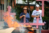 20230725. Tuxtla. Jornada Permanente de BÃºsqueda de las Desaparecidas en Chiapas. Protesta para exigir justicia por la muerte de Jade, niÃ±a encontrada en el Indeporte-Chiapas.