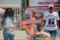 20230725. Tuxtla. Jornada Permanente de BÃºsqueda de las Desaparecidas en Chiapas. Protesta para exigir justicia por la muerte de Jade, niÃ±a encontrada en el Indeporte-Chiapas.